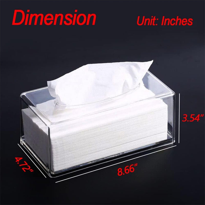 Transparent Acrylic Tissue Box Paper Extraction Box