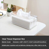 Transparent Acrylic Tissue Box Paper Extraction Box