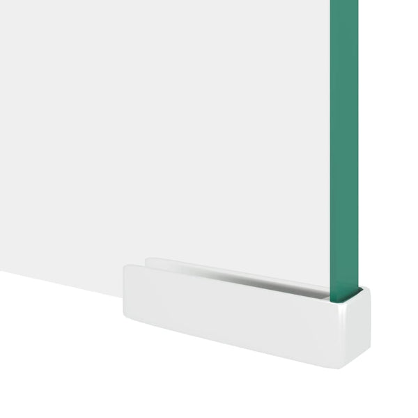 vidaXL TV Stand/Monitor Riser Glass Clear 43.3"x11.8"x5.1"