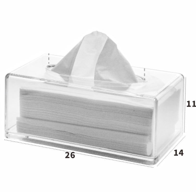 Transparent Acrylic Tissue Box Paper Extraction Box