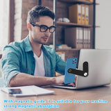 Magnetic Laptop Phone Holder – Adjustable Dual Screen Mount Clip