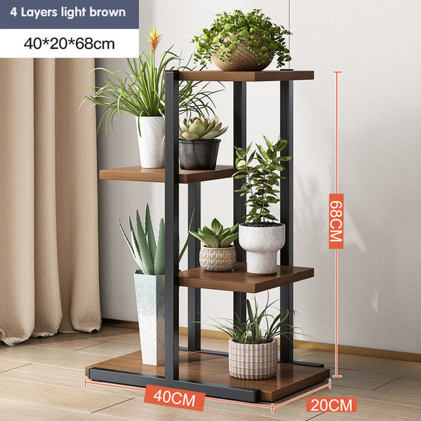 4 Layer Indoor Plant Stand - Elegant Multi-Level Design