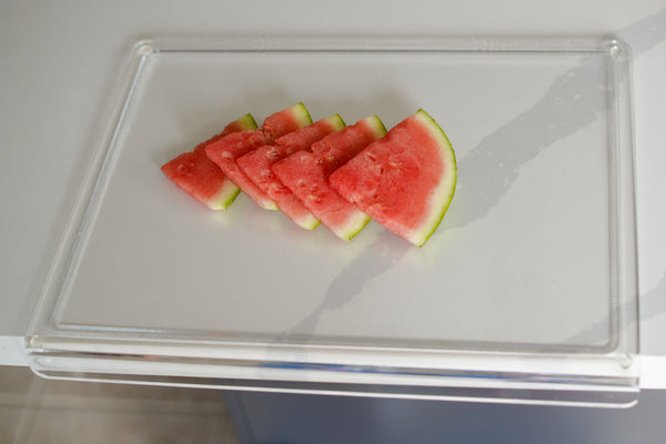 Acrylic Cutting Board with Juice Groove