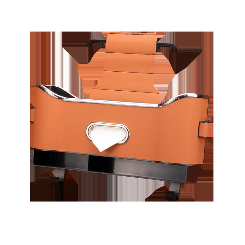 Car Seat Tissue Storage Box with Cup Holder