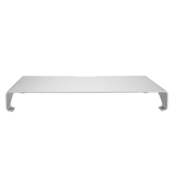 Aluminum Alloy Monitor Riser Notebook Laptop Desk Stand Organizer Shelf Silver