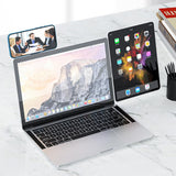 Magnetic Laptop Phone Holder – Adjustable Dual Screen Mount Clip